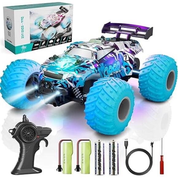 RC Cars, Remote Control Car RC Truck for Kids Boys Ages 4-7 8-12 Adults Toddler - Picture 7 of 7